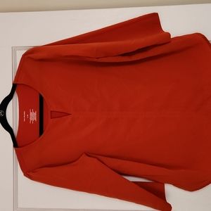 ⭐5/$25- Van Heusen dark orange blouse